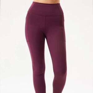 Girlfriend Collective High Rise Compression Legging, Size Small, Plum